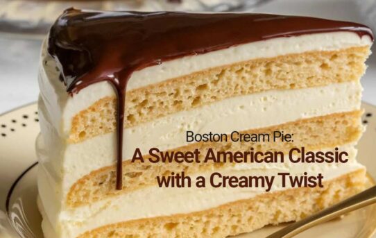 Boston Cream Pie: A Sweet American Classic with a Creamy Twist