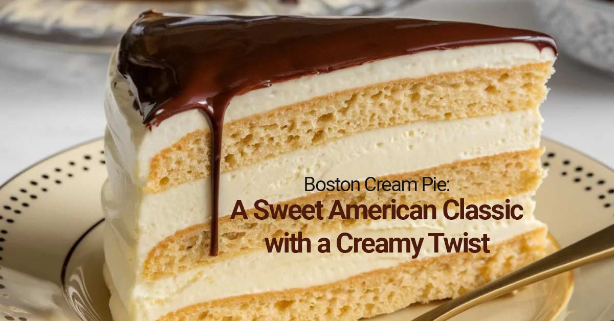 Boston Cream Pie: A Sweet American Classic with a Creamy Twist